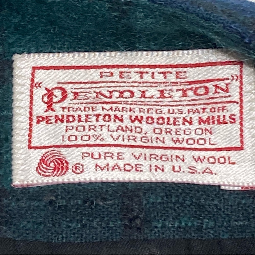 Vintage Pendleton Petite Virgin Wool Double Breasted Jacket - Picture 5 of 6